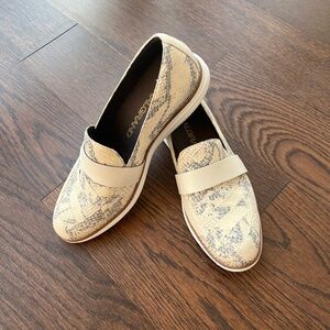 Cole Haan Original Grand Optic White/Python Print Loafer/Shoes